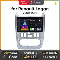 Junsun Android wireless CarPlay Auto Car Radio For Renault Logan 1 Sandero 2009-2013 Dacia Duster Intelligent Systems DSP FM SWC