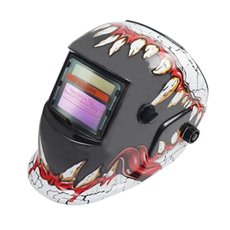 Adjustable Head Mounted Argon Cap Welding Helmet Solar Energy Light Mask Auto Diming Welders Face Shield Head DropShipping