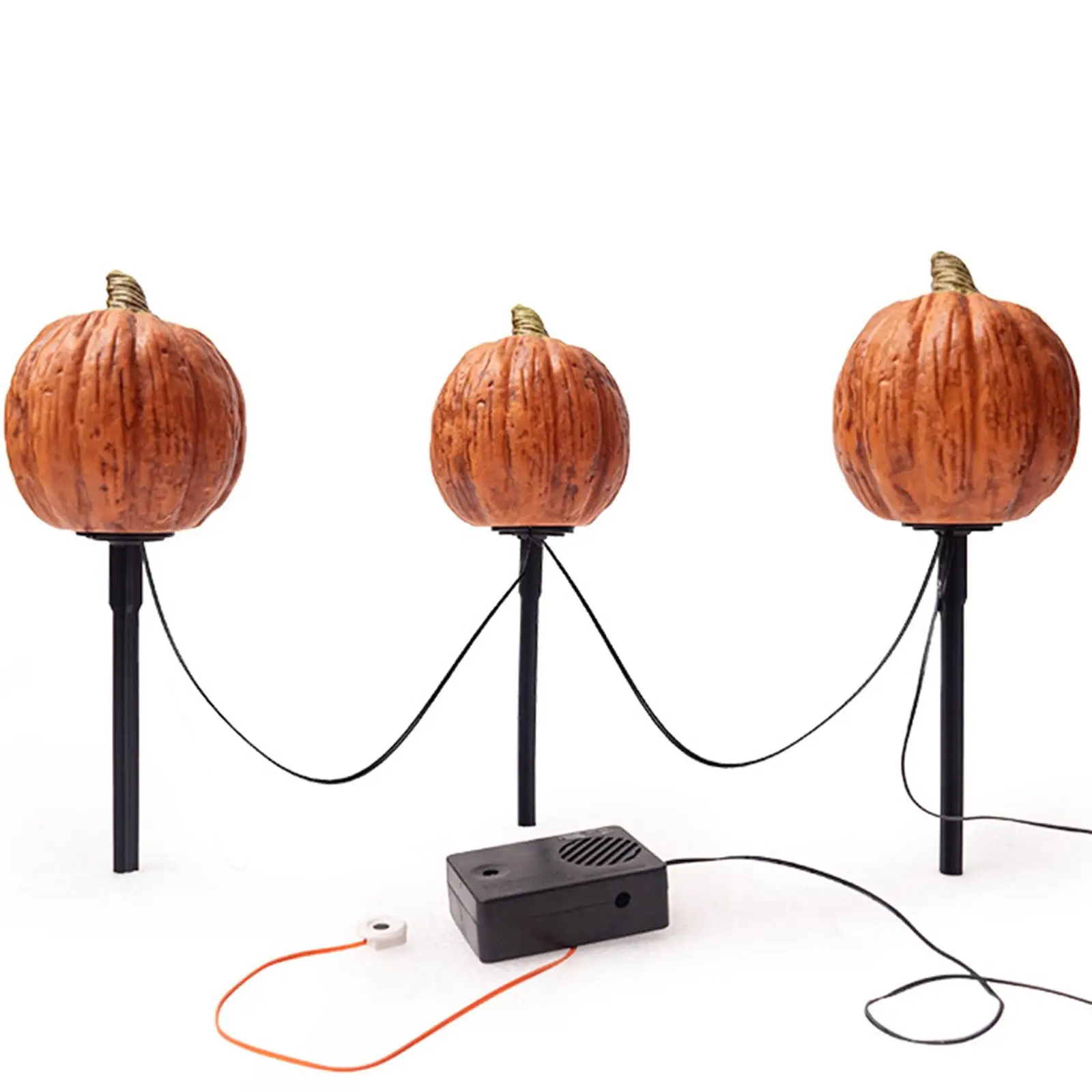 

Pumpkin Stake Lights Luminous Props Flashing Pathway Markers Lights Halloween Decor Lamp for Garden Holiday