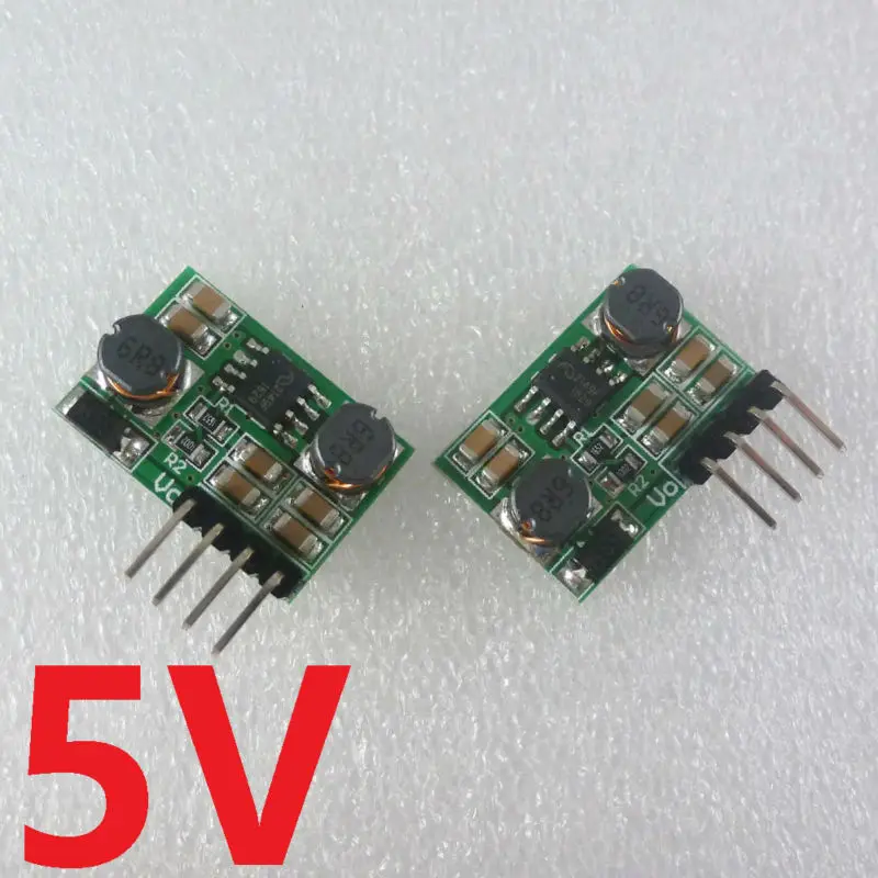 2 Pcs DD0603SA 3V 3.3V 3.7V 6V to 5V Auto Buck-Boost DC DC Converter Voltage regulator module for MEGA2560 DUE raspberry pi