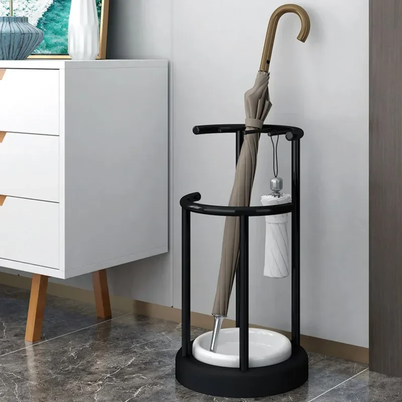 

Commercial Grade Door Umbrella Stand Creative Office Hotel Entryway Rain Gear Organizer Modern Drain Rack