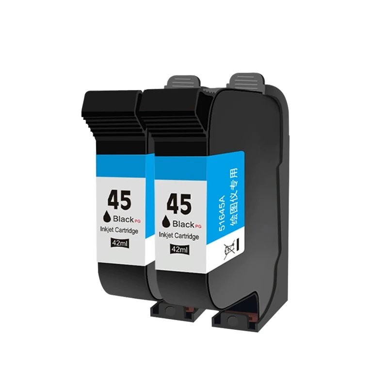 

45 45si 45ai 45A Ink Cartridge Remanufactured Black Inkjet Ink Tinta Cartridge for HP45 HP Deskjet 710c 830c Printer CAD Plotter