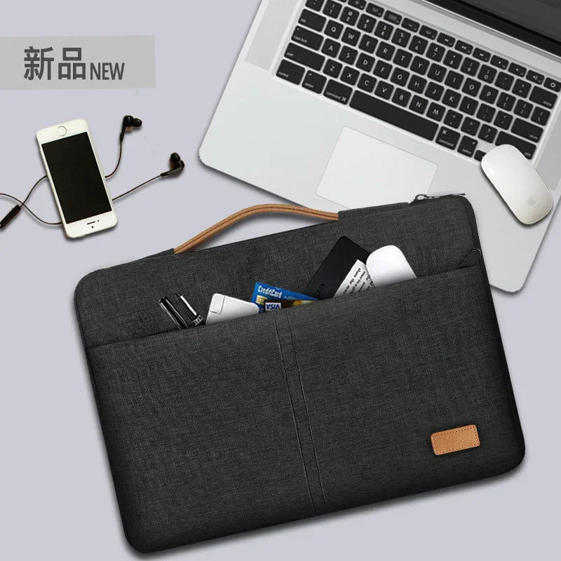 Laptop Bag 13 13.3 15.6 Inch Waterproof Notebook Sleeve Cove for Macbook Air Pro/Asus/HP Travel Carrying Case Handbag Briefcase