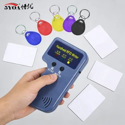 5YOA Card Writer Copier 125KH Handheld RFID ID EM4100 5200 Duplicator T5577 Rewritable Keyfobs Tags Programmer Access Control