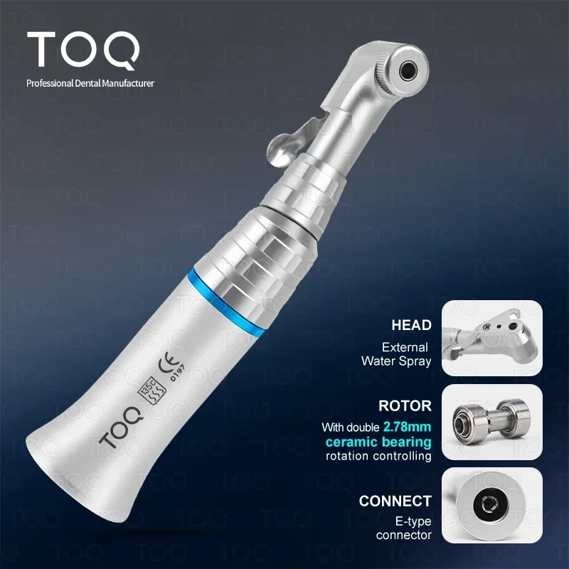 Dental Low Speed Handpiece Tools Against Low Rotation Dental Contra Angle Latch Chuck /Push Button Key Type Low