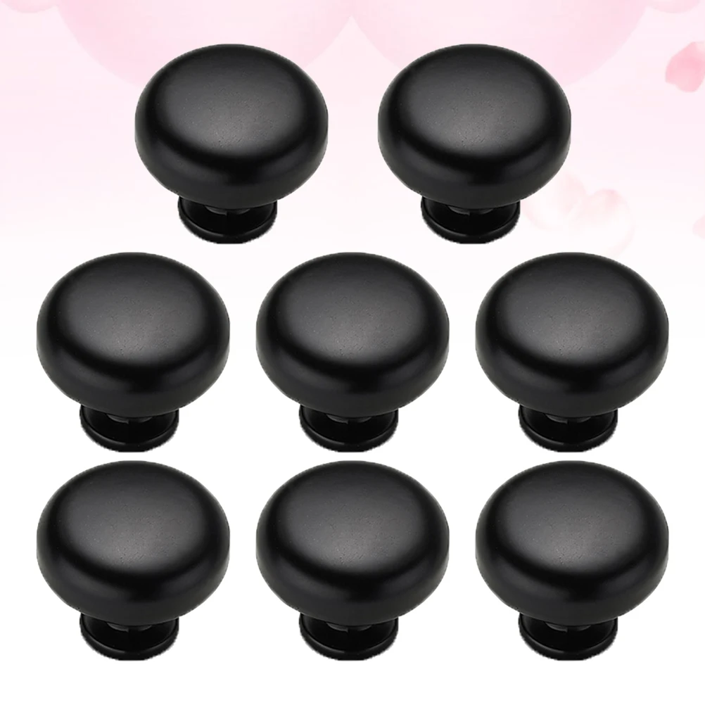 

8pcs Aluminum Alloy Cabinet Knobs Door Hardware Durable Simple Industrial Style H Practical Bath Office Bar Hotel Use