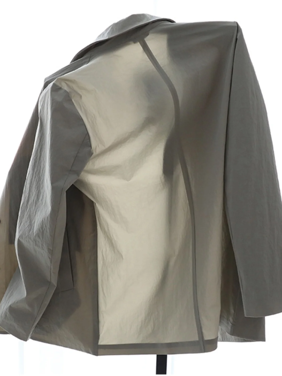 

Мужская легкая ветровка T7088: дышащая, складная, водонепроницаемая, для бизнеса и отдыха, осенняя модная верхняя одежда