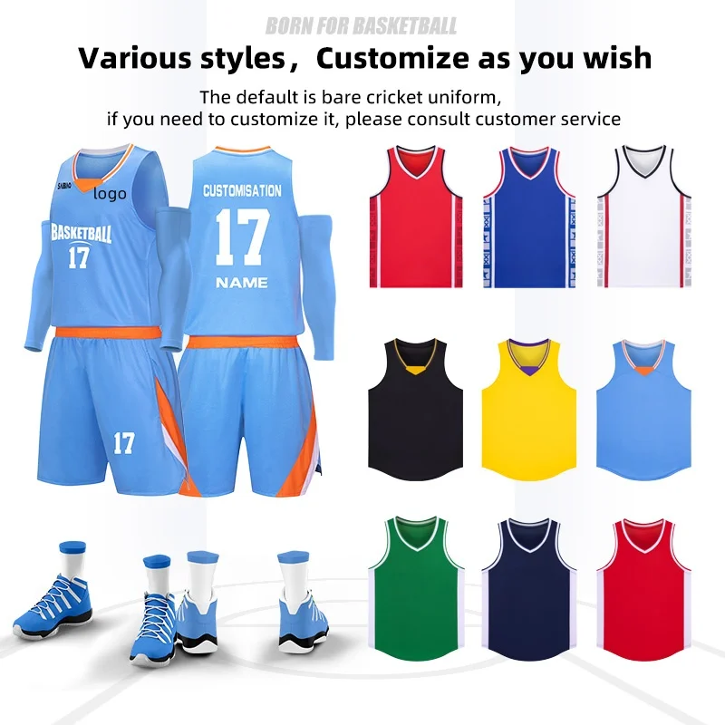 Adult Men and Women Basketball Jersey Customize Quick-drying Breathable Comfortable Training Uniform Shirt Sportswear Tracksuit