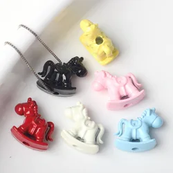 10Pcs/lot Simple Alloy Super Cute Trojans Loose Beads DIY Handmade Necklace Bracelet Jewelry Accessories