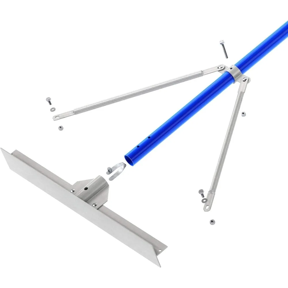 22-240 مشط العود الأسفلت الناعم مقاس 24 بوصة مع مقبض 6 أقدام