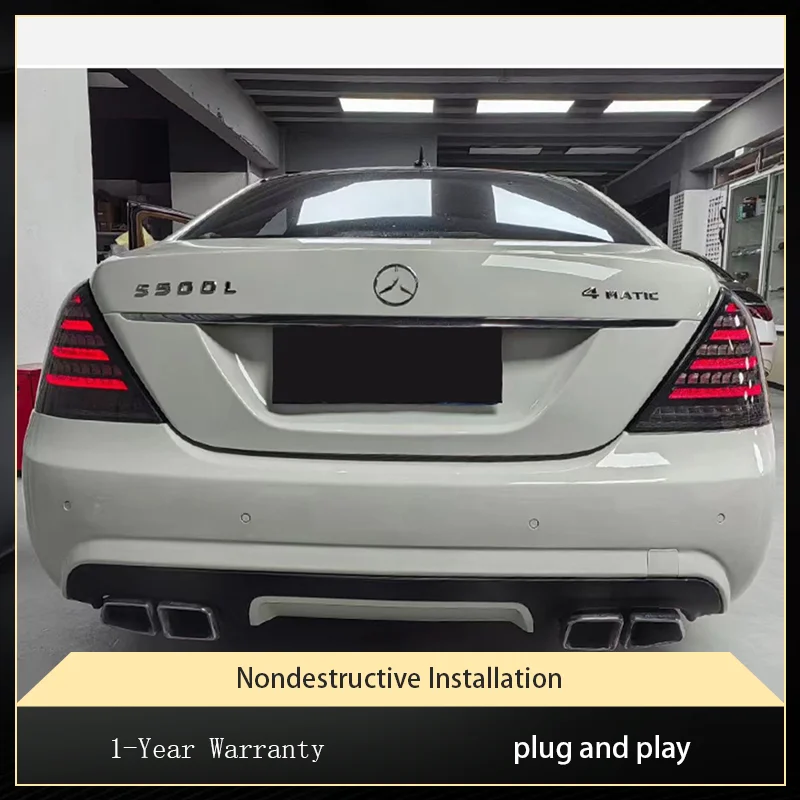 Car Stuff Styling For Mercedes Benz S-Class 2006-2013 W221 S300 S350 Reverse Lamp DRL Taillight Upgrade LED Bulbs Auto Accessory