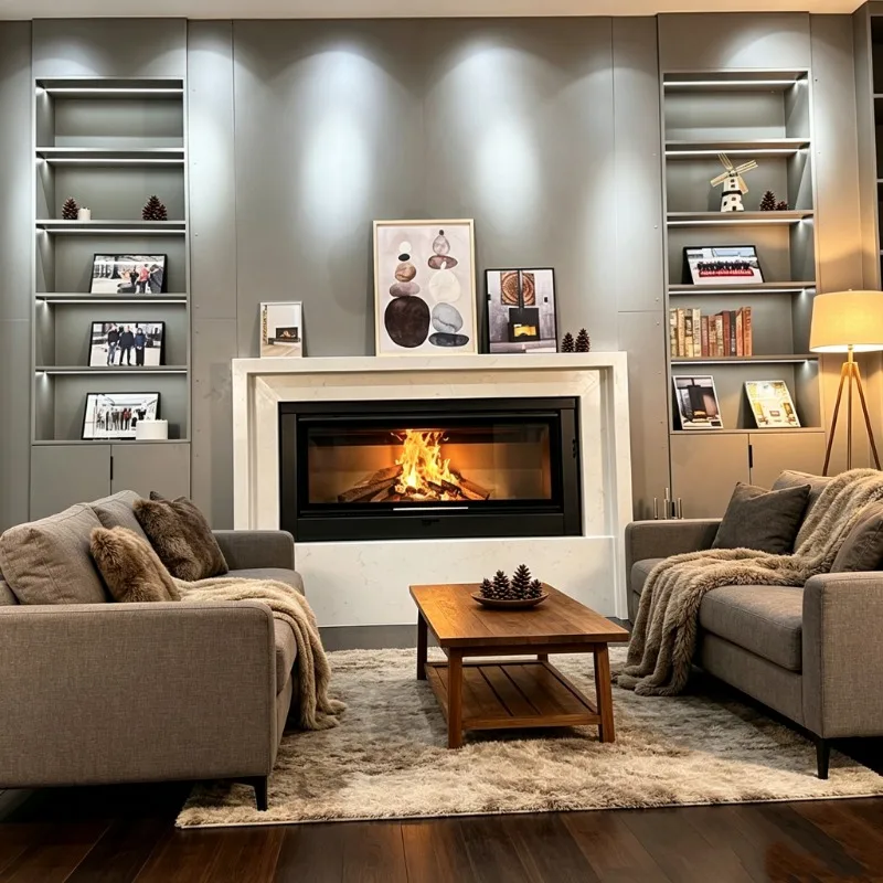New And Used Cheap Wood Pellet Stove For Villa & Bathroom Indoor Heating Steel Fuel Burning Freestanding Unit 13KW Eco-Friendly