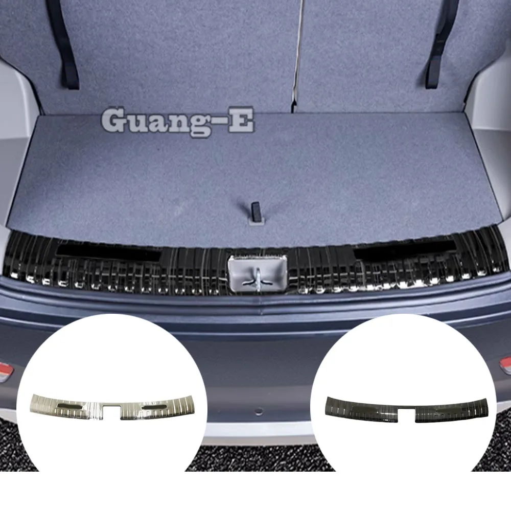 

Stainless Steel Car Inner Rear Back Bumper Protector Trim Cover Trunk Interior Accessories for Hyundai Custo 2021 2022 2023 2024