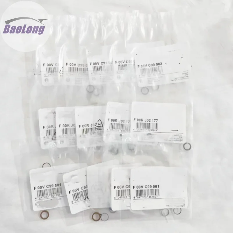 

for BOSCH 110 120 F00VC99001 F00VC99002 F00RJ02177 CRIN Injector Seal Ring Washer Gaskets Valve Ball Repair Kits art
