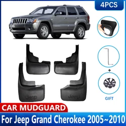 Car Wheel Fender MudFlaps For Jeep Grand Cherokee Accessories 2005~2010 WK Mud Flap Guards splash Front Protect Mudguards Stying