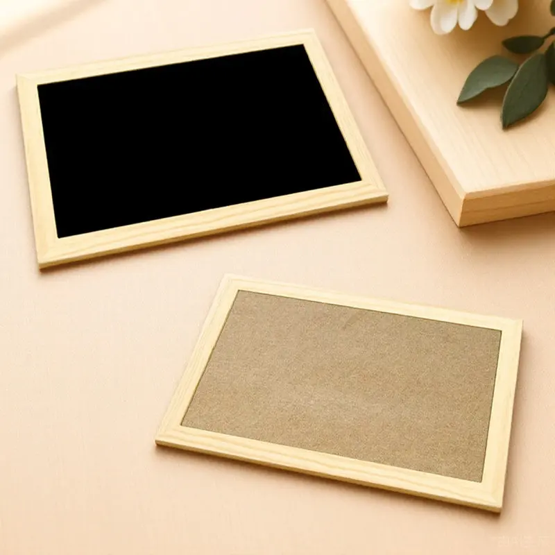 

Односторонняя меловая доска 30x20 см, стираемая, подвесная, для сообщений, настенный декор, доска для заметок