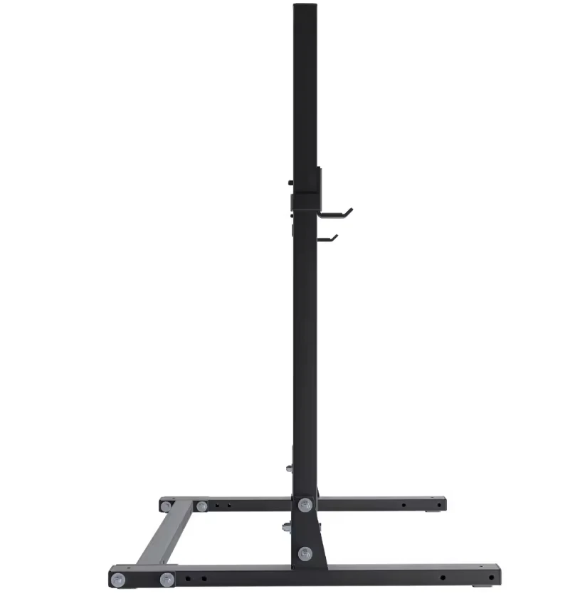 Adjustable Half Squat Rack Barbell and Weight Plate Holder Dip Bar Stand Gym Bench Press Strength