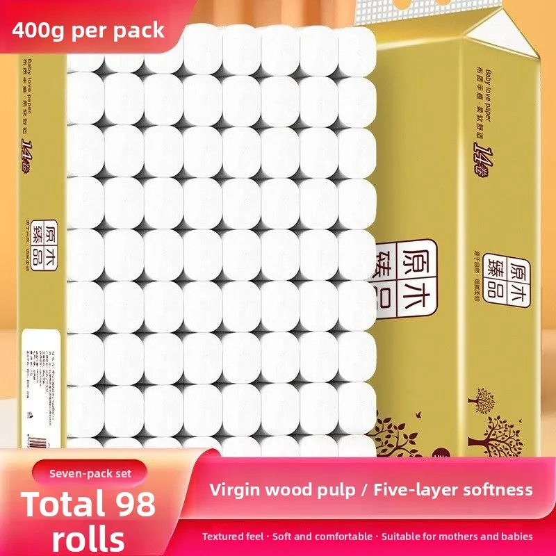 手頃な価格のトイレットペーパーロール、芯なしハンドタオルペーパー、箱入り家庭用ナプキン、創造的なデザインのおもちゃ（全性別対応）