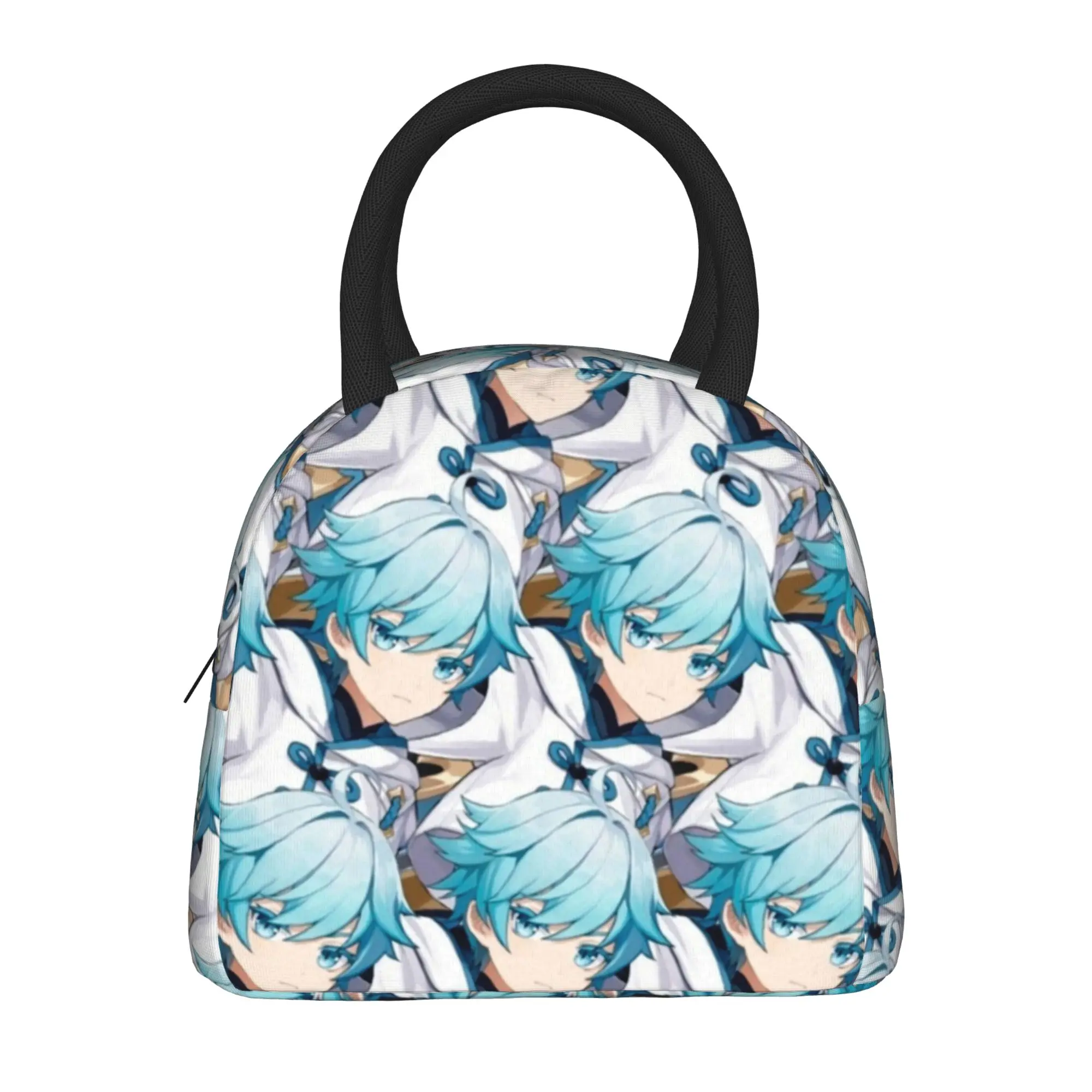 Chongyun Genshins Impact Game  Insulated Lunch Bag Cooler Bag Reusable  Leakproof Lunch Box Tote Food Bag College  Picnic