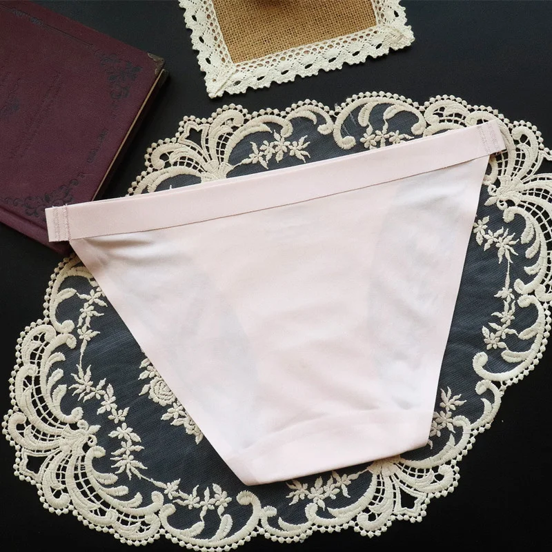 Sexy Breathable Panties Women Briefs Low Waist Underwear Ladies Thongs Panty Women\'s Comfortable Intimate Seamless Underwear