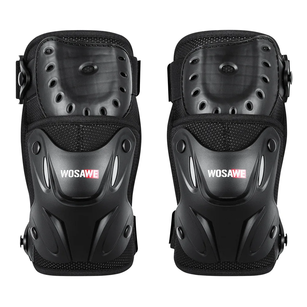WOSAWE Adult Motorcycle Knee Pads Tactical Elbow Pads Hard Shell Anti-fall Anti-collision Sports Gear Equipment