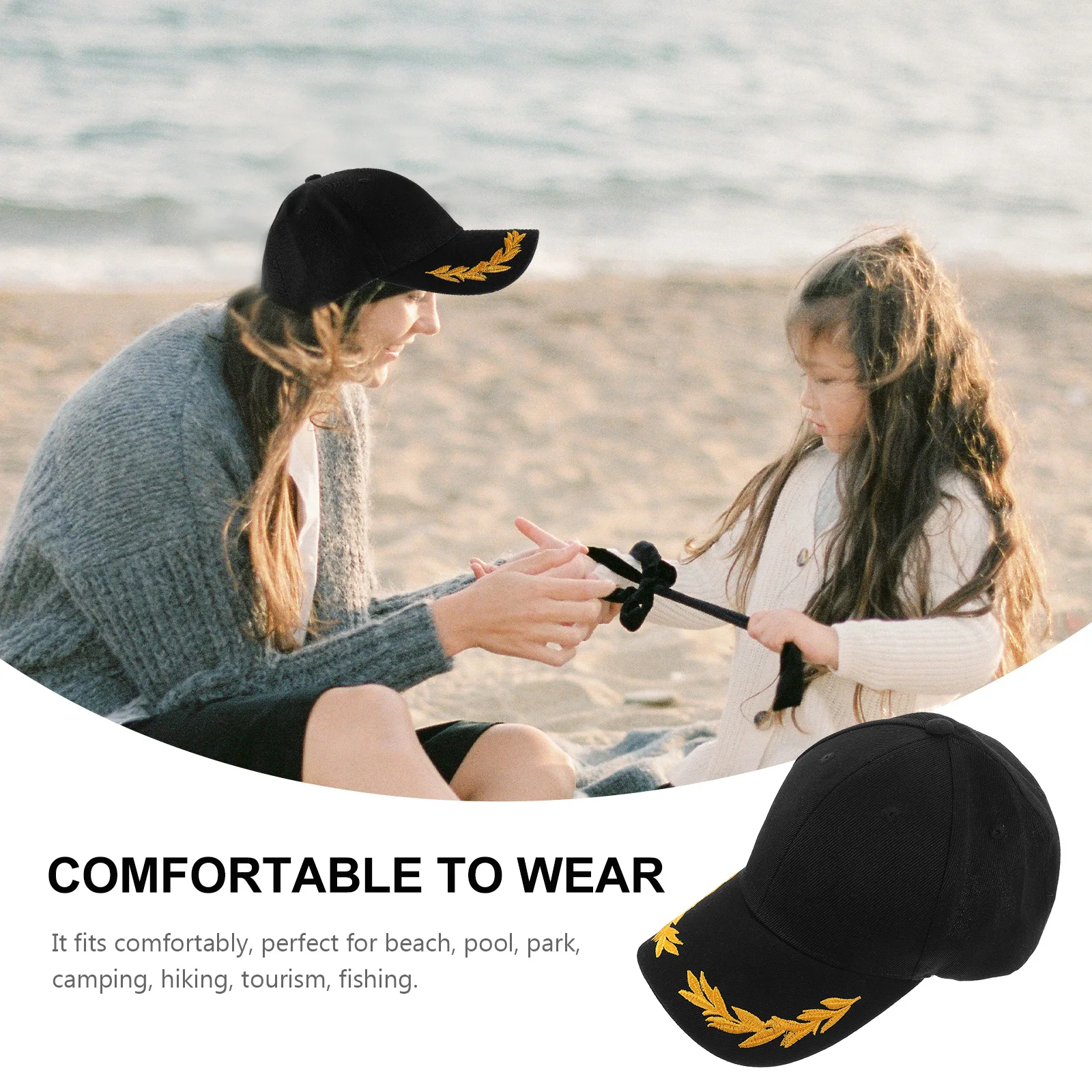 

1pc Embroidered Baseball Cap Cotton Polyester Navy Blue Breathable Comfortable for Women Men Outdoor Tennis Hiking