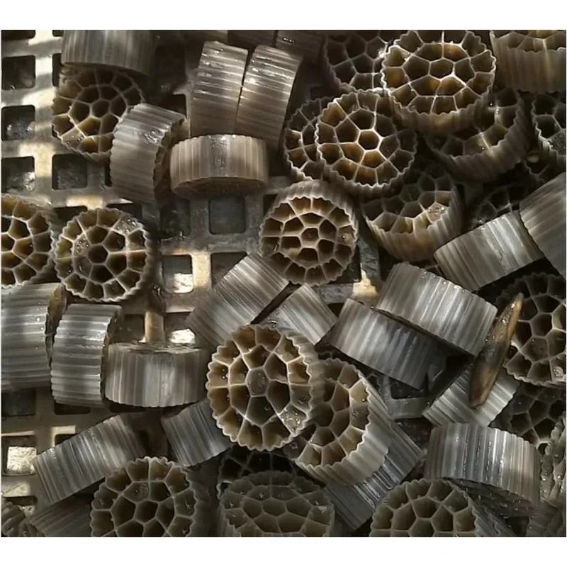 MBBR Carriers Biofilter Virgin Media Membrane Biofilm Reactor for Wastewater Treatment Plant view 4