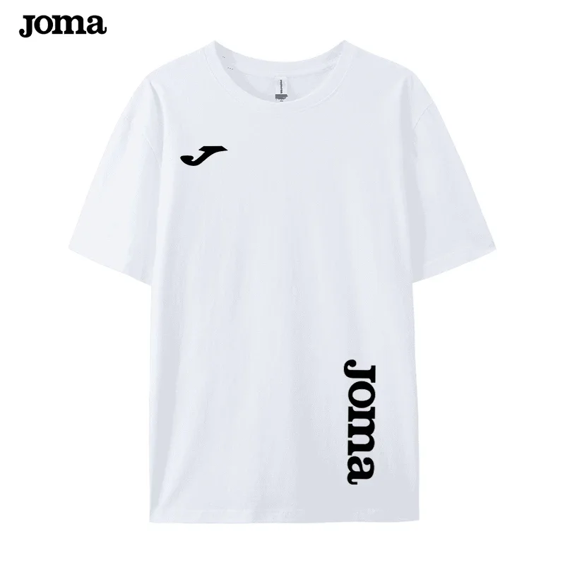 

Joma Summer 100% Cotton Long-Sleeve T-Shirt for Men Women Casual Fashionable Loose-Fitting Comfortable and Soft Sports T-Shirt