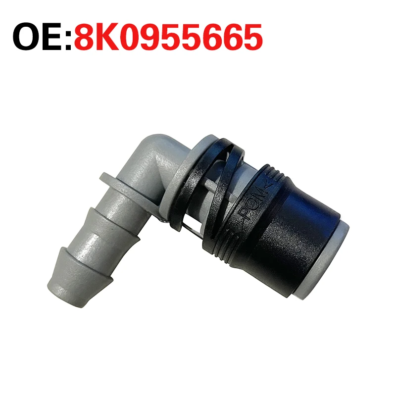 

8K0955665 for Audi A4 B8 A5 A6 C8 Q5 A7 Car headlight spray pipe joint kettle pipe 90 ° bend joint