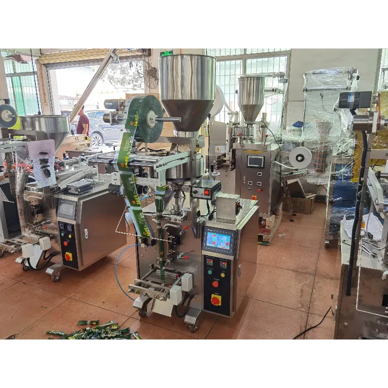Automatic Food Granule Sugar Salt Spice Powder Pepper Flour Coffee Sachet Grain Bean Bag Small Ertical Stick Packing Machine