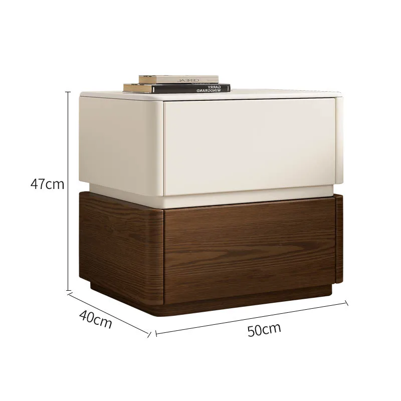 Space Saving Nightstand Light Luxury With Drawers Bedside Table Storage Design Mesitas De Noche Dormitorio Bedroom Furniture
