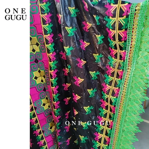 بوبو بازين ريتشي الأفريقي التقليدي مع جبر الديباج والأحجار ، فستان داشيكي أسود نيجيري مالي مخيط ، فستان مقاس مختلط أعلى 10 مبيعات أردية كابولانا أفريقية - رقم 8