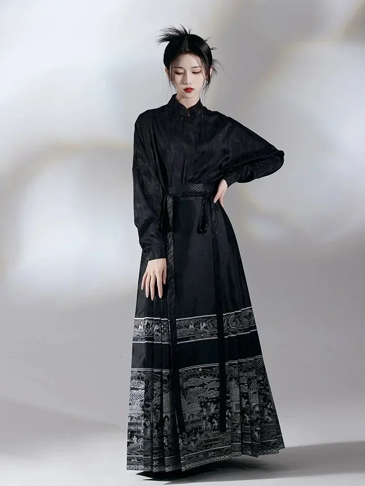 

Dress Skirt Dating Leisure Traditional Women Casual Chinese Style Fashionable Horse Faced Light Long Universal