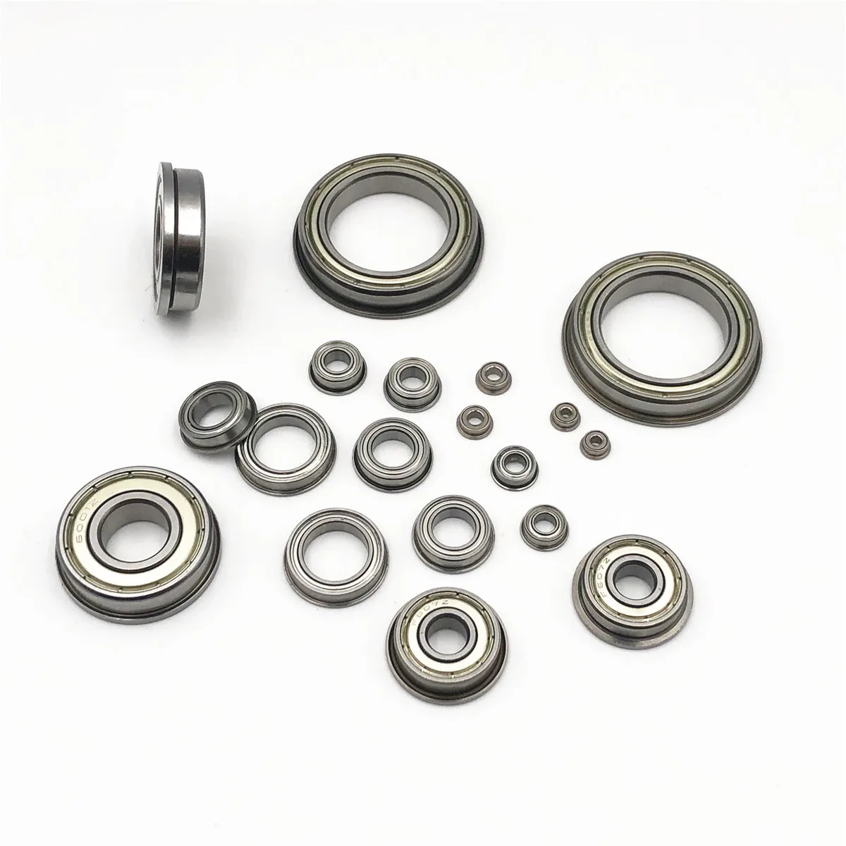 

2pcs F6900ZZ F6901ZZ F6902ZZ F6903ZZ F6900 F6901 F6902 F6903 Miniature Flange Model Deep Groove Ball Bearing Metal Shielded