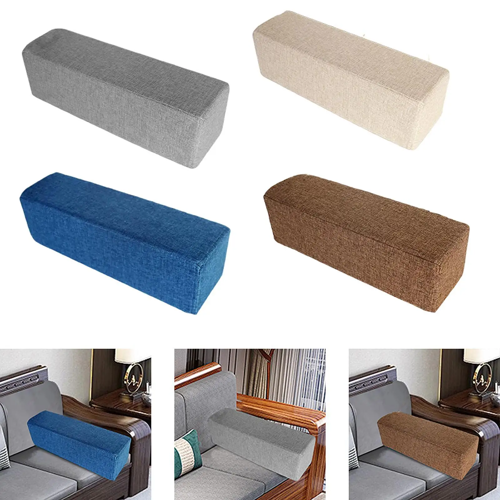 

Elbow Support Rectangular Chair Living Room Armrest Cushion Couch Arm Rest Pillow for recliner Sitting Bedroom Resting Headboard