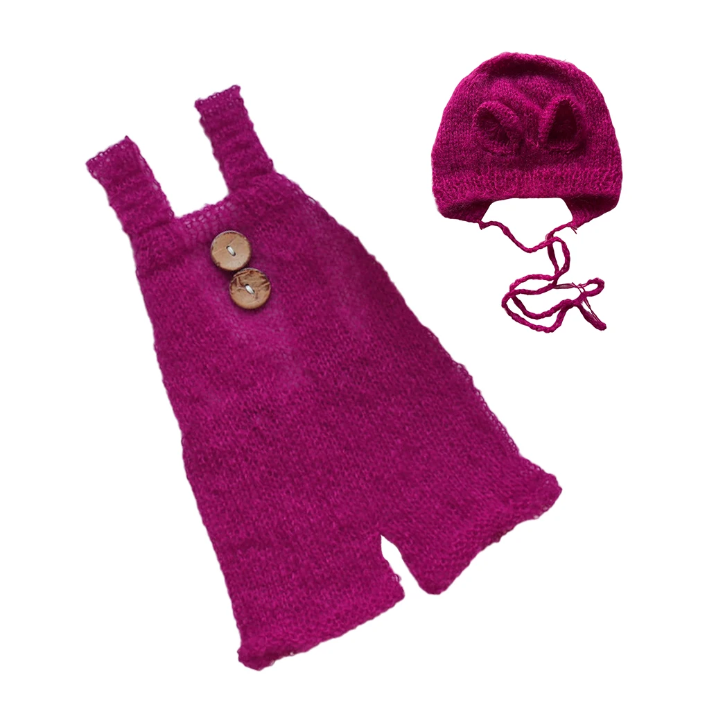 ple Design Adorable Baby Knitted Jumpsuit Set Newborn Boys Girls Bodysuit Babyshower Party Photography Prop Gift