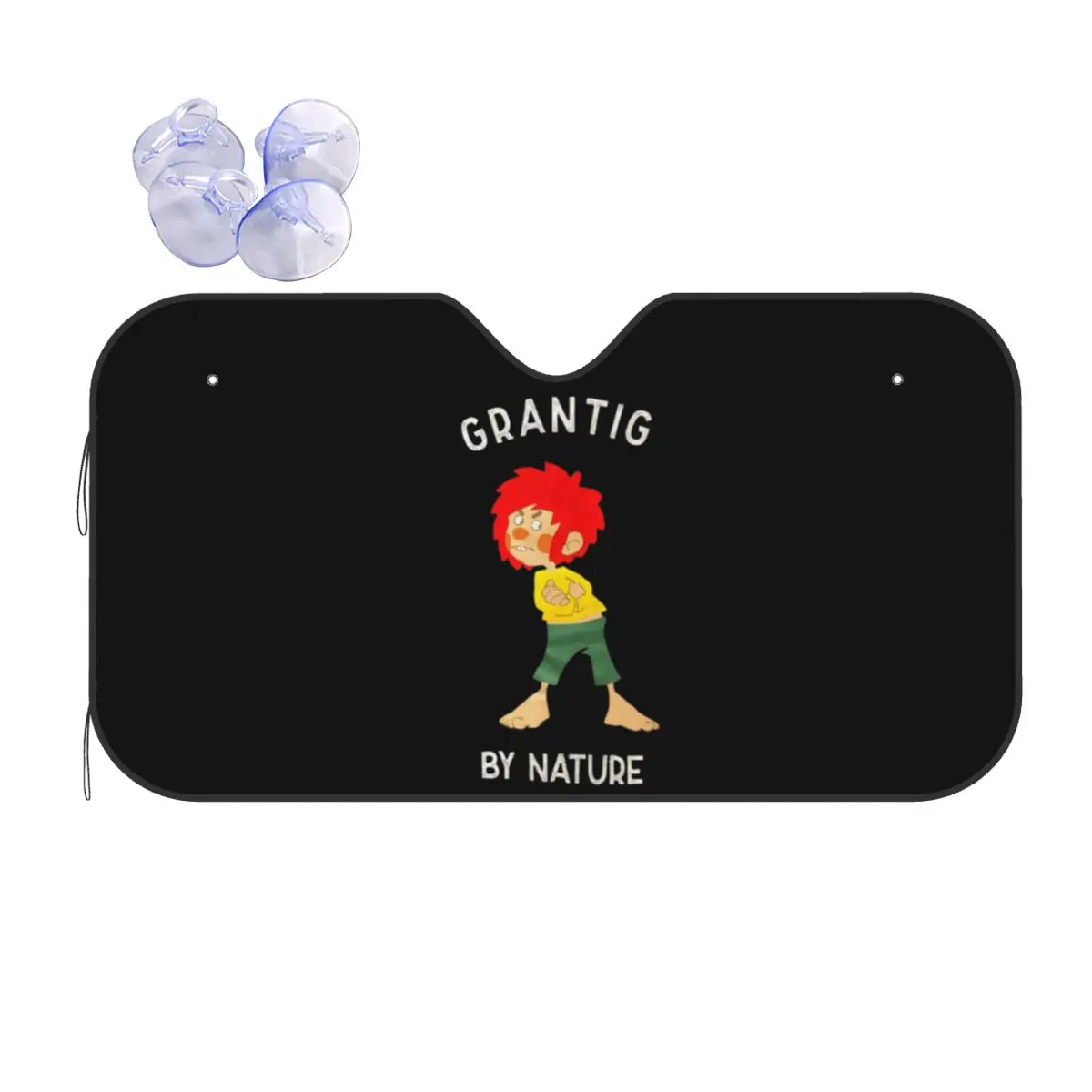 

Pumuckl Grantig By Nature Sunshade Windscreen Car Front Windshield Window Sun Visor Accessories Covers