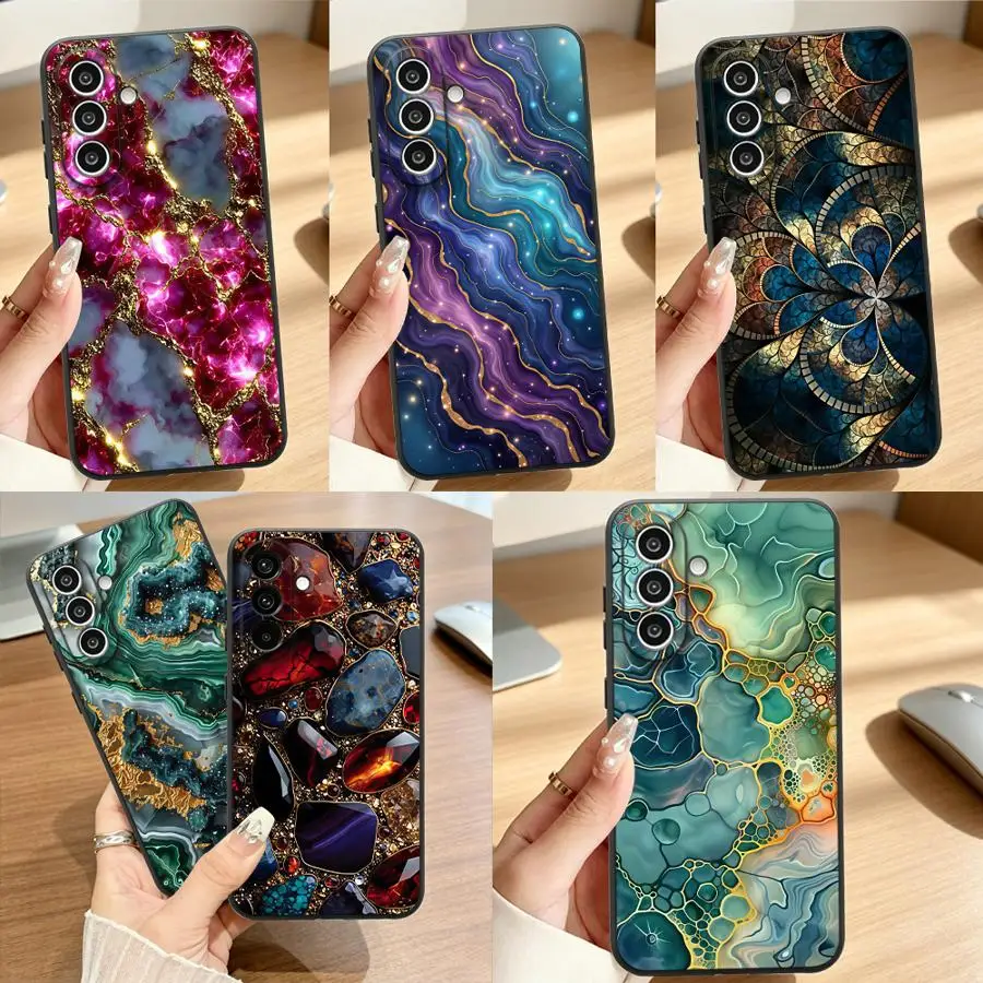 Luxury Marble Pattern Case for Samsung Galaxy A36 A26 A16 A05 A17 A12 A34 A73 A51 A71 A15 A35 A04 A13 A14 A27 A52 A24 A20s Phone