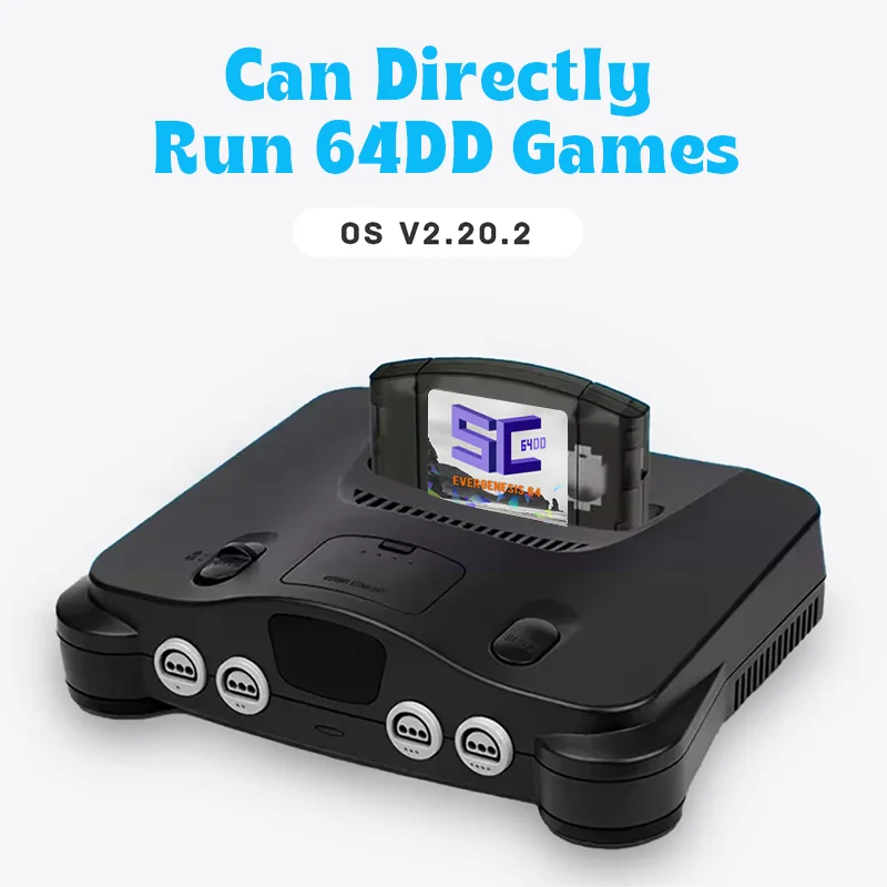 New SC64 Open Source N64 800 in 1 Game Cartridge For N64 Game Card free 16GB Card Compatibility Support 64DD Games