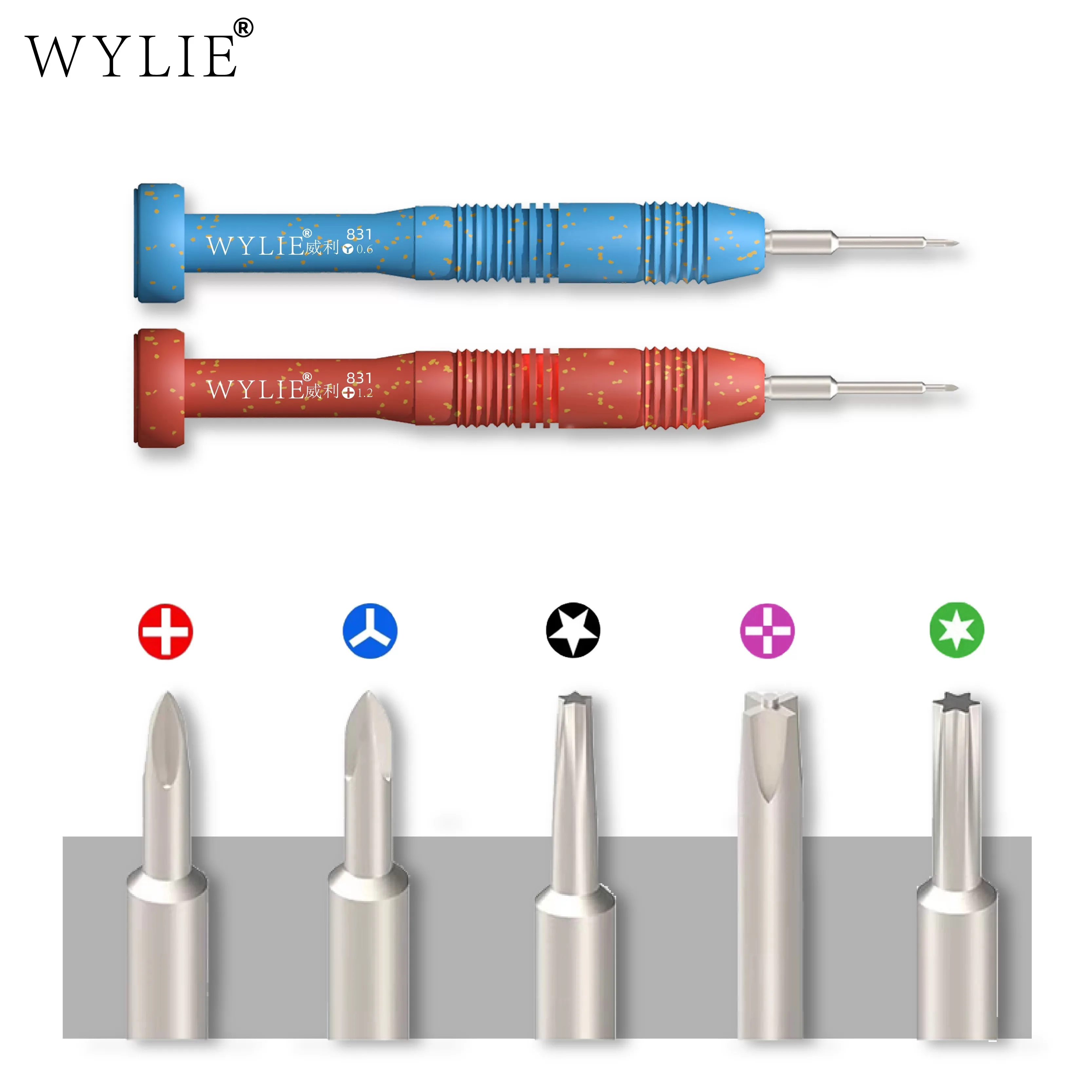 WL-831 Precise Screwdriver Repair Bolt Driver for IPHONE Android Mobile Phone Clocks Watches LCD Screen Dismantling Tool