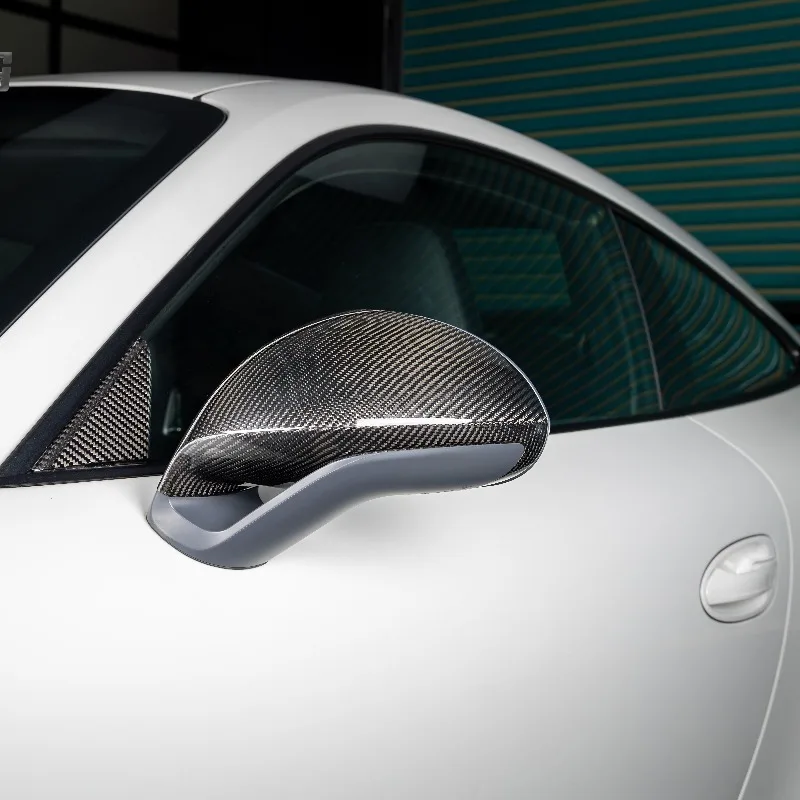 For Porsche 911 2012 2013 2014 2015 2016 2017 2018 2019 991 Upgraded Dry Carbon Fiber Mirror Cover Normal or Sport Style