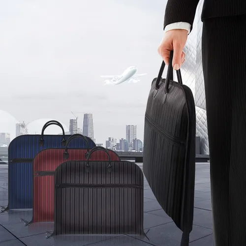 Imagen 1 del producto JXSLTC Bolsa de negocios para hombre, traje de negocios, traje de agua, bolsa de nailon, bolsa de almacenamiento para traje de viaje, adecuada para traje, bolsa colgante