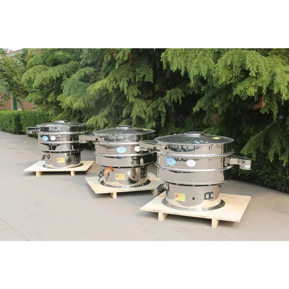 شاشة اهتزاز دوارة عالية الإخراج لفحص مسحوق الفلفل في صناعة المواد الغذائية