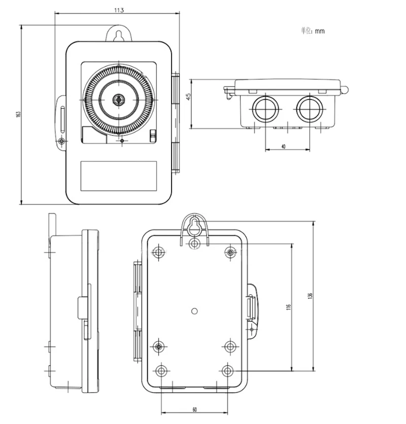 Timer meccanico TB388 TB388R 15 minuti 24 ore relè interruttore orario analogico AC220V 20A interruzione di corrente per l\'arabia saudita