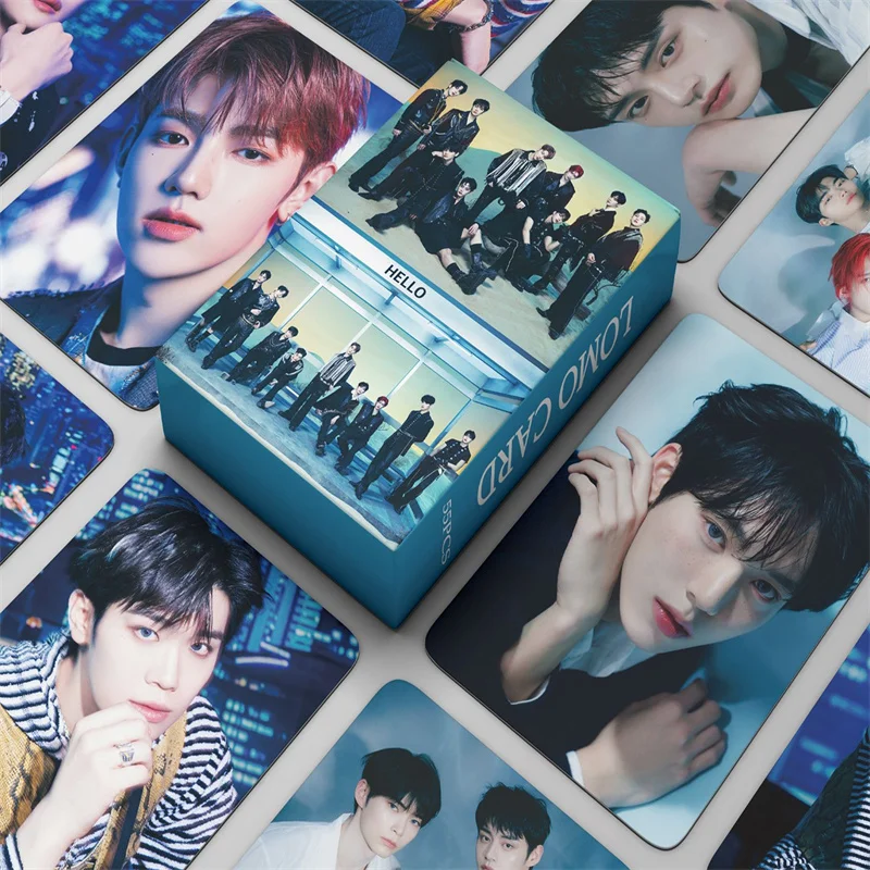 55Pcs/Set ZB1 Idol Boy Group New Album You Had Me At Hello Series Photocards HD Printed Lomo Cards ZHANGHAO Ricky Fans Gifts