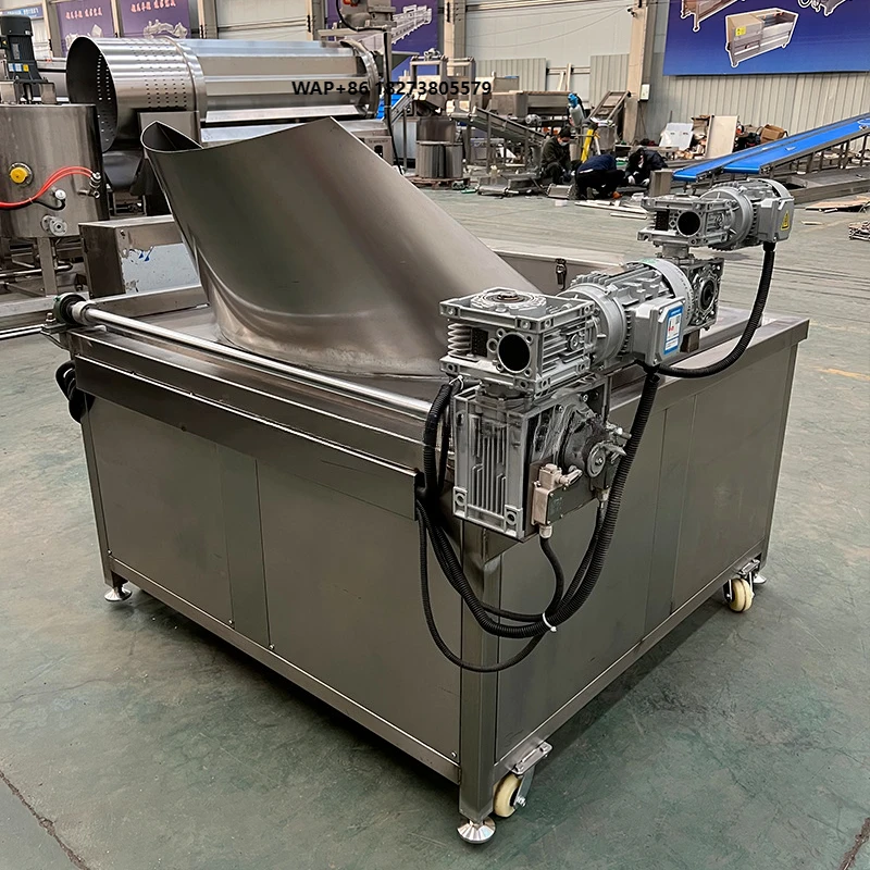 Snack Frying Machine, Peanut Oil Frying Equipment, Fully Automatic Gas-fired Heating Oil Frying Machine