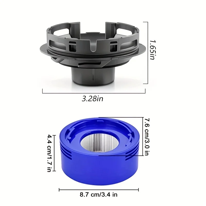 Reemplazo de filtro HEPA y cubierta de Motor Compatible con aspiradoras Dyson V8 V7 Motorhead, mejora tus aspiradoras