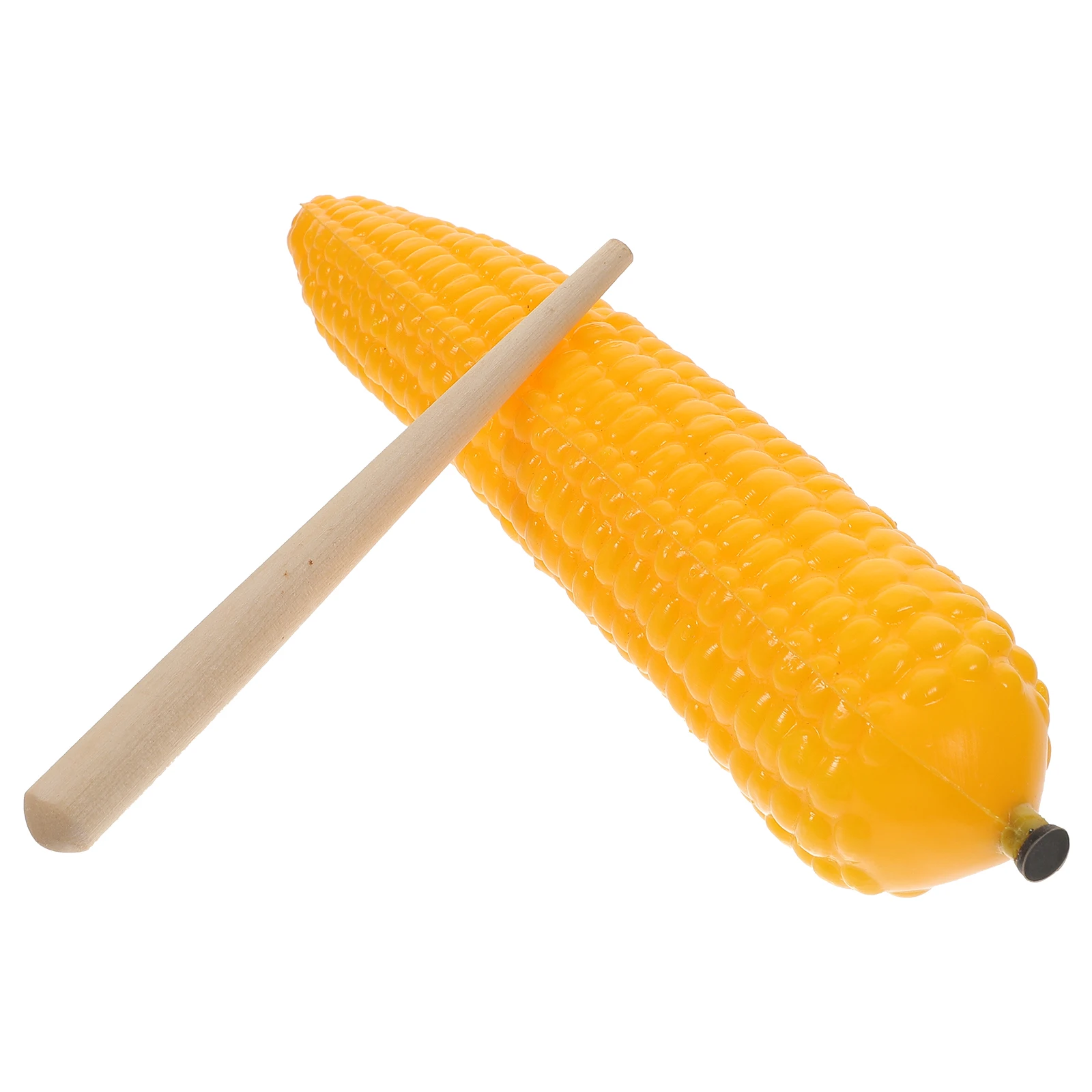 Simulated Corn Sand Shaker Maraca Rhythm Stick Early Educational Toys Wooden Orff Percussion Instrument Music Equipment