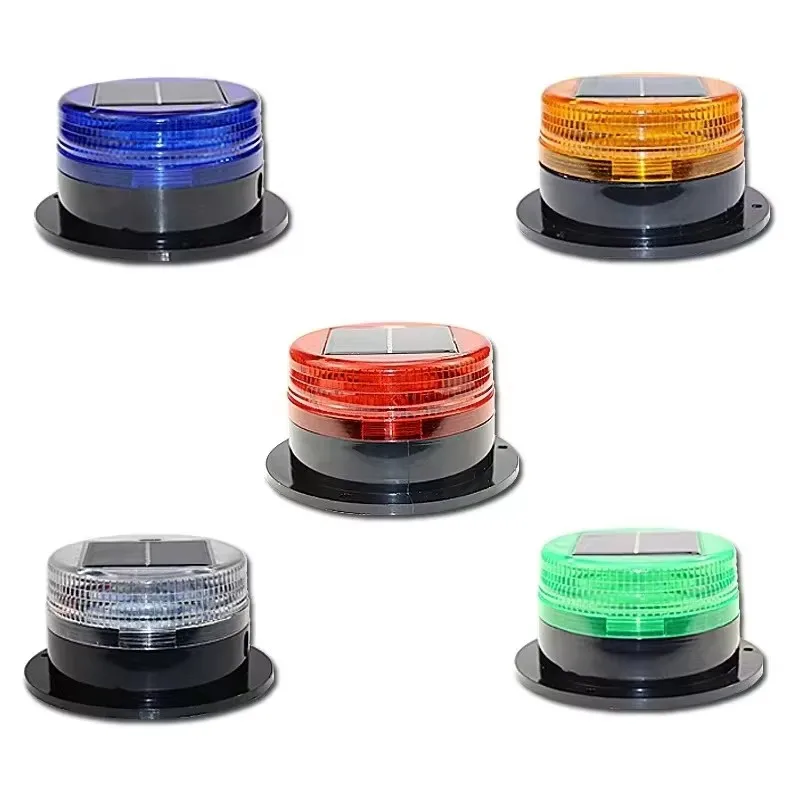 Magnetic Car Roof Blinking Light High-light Energy Efficient Night LED Solar Warning Light Emergency Signal Automatic Sensor