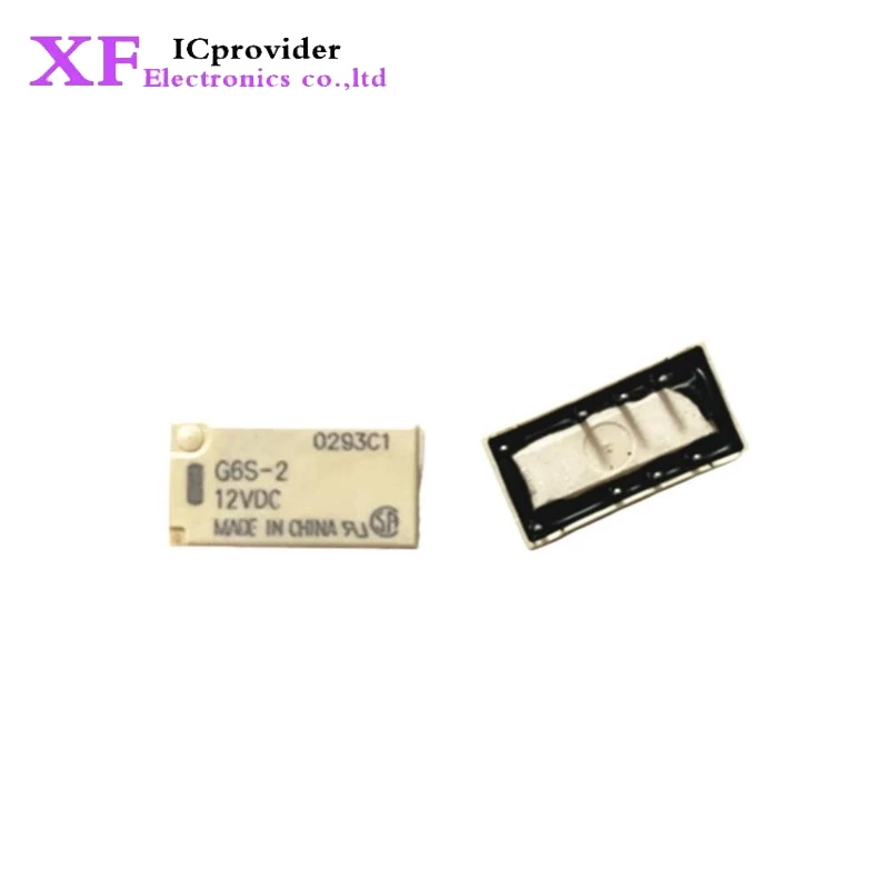 5pieces 10pieces  relay G6S-2-12VDC 5VDC 12VDC 24VDC 3VDC G6S-2F-5VDC 12VDC two open two closed 8-pin 2A